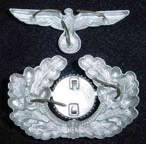 "Nazi Army Visor Hat Eagle and Cockade"