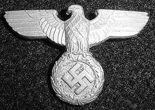"Nazi Political Leader Visor Hat Eagle"