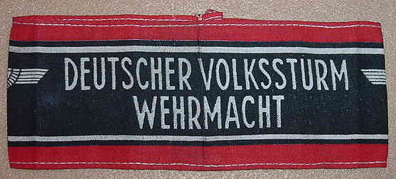 "Nazi Volkssturm Armband"