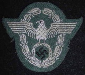 WWII German police sleeve patch