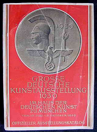 "Nazi 1939 Art Exhibition Catalog 01"