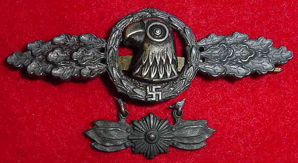 "Luftwaffe Reconnaissance Clasp in Silver 01"
