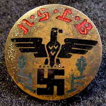 Nazi NSLB Badge