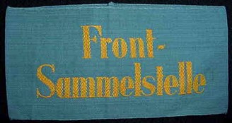WWII German Front Sammelstelle Armband