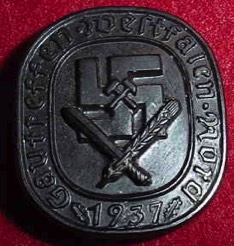 Gautreffen 1937 Tinnie Badge