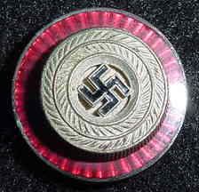 "Political Leader Visor Hat Cockade Button"