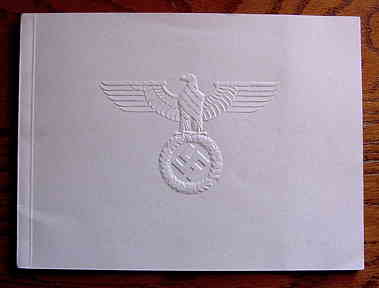 "WW2 German Presentation Booklet"