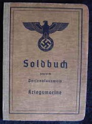 "WW2 German Kriegsmarine Soldbuch"