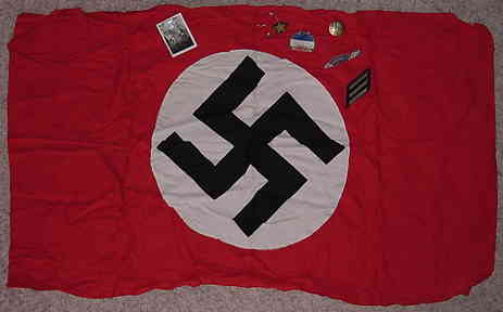 "WW2 German Swastika Banner"