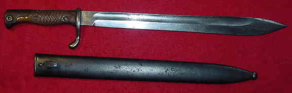 "WWI German Butcher Bayonet"