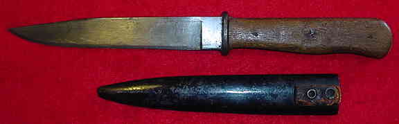 "Nazi Trench Knife with Scabbard"