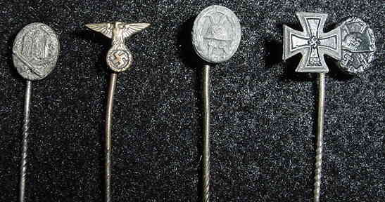 "German Medal Stickpins"