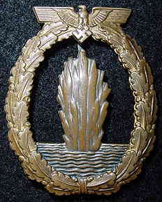 "WW2 German Minesweeper Badge"