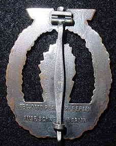 "WWII German Minesweeper Badge"