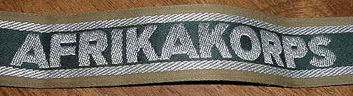 Afrika Korps Cuff Title