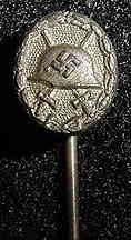 Nazi Gold Wound Badge Stickpin