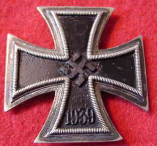 Nazi Iron Cross 1st Class Marked L/11