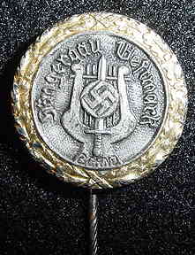 Nazi Sangerbund Stickpin Badge
