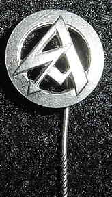 Nazi SA Member’s Stickpin Badge