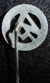 Nazi SA Member’s Stickpin Badge