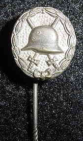 WWI German Silver Wound Badge Stickpin
