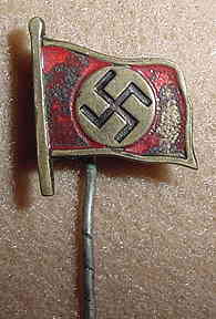 Nazi Swastika Flag Stickpin