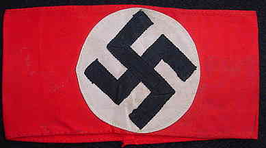 "Nazi Swastika Armband with RZM Tag"